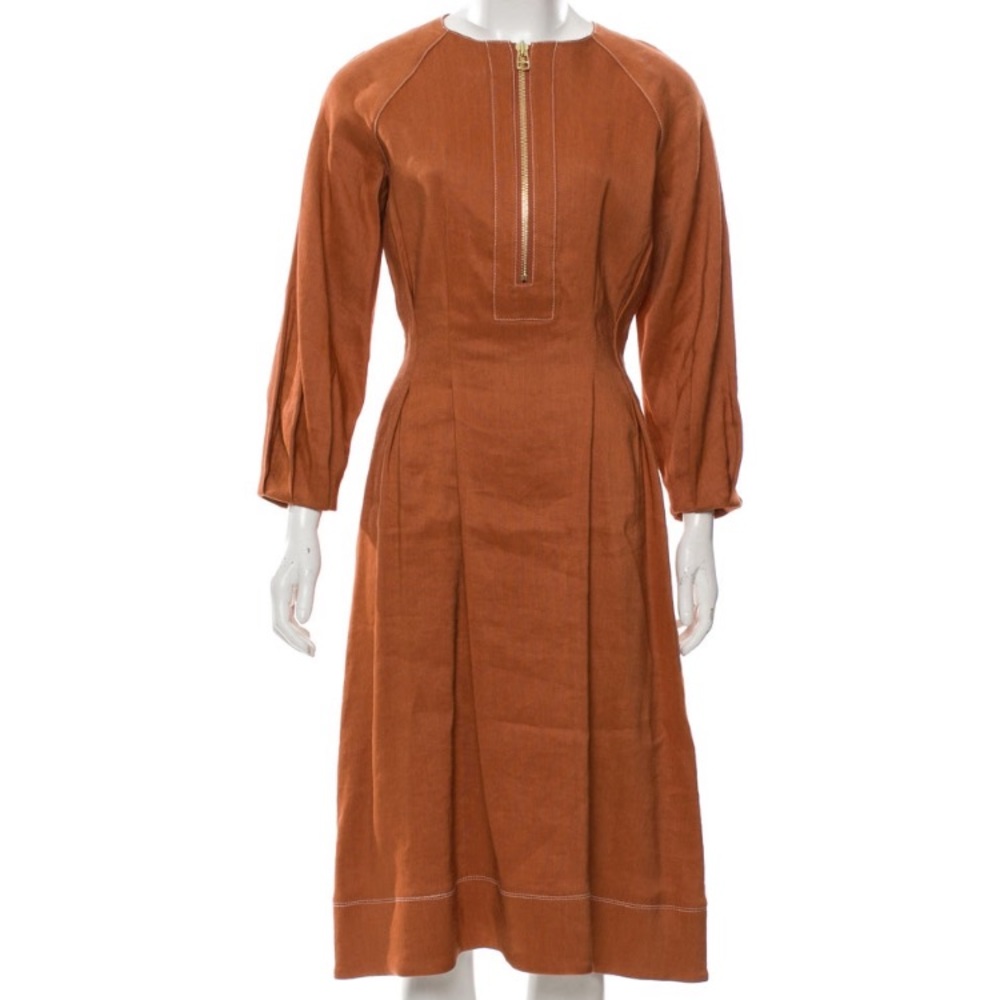 Veronica Beard linen midi dress
